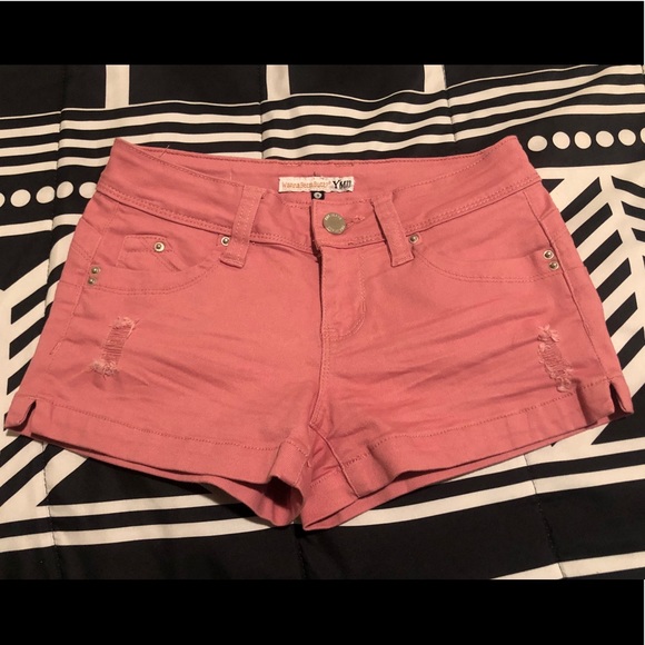 YMI BLUSH PINK SHORTS - Picture 1 of 4